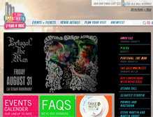 Tablet Screenshot of bendconcerts.com